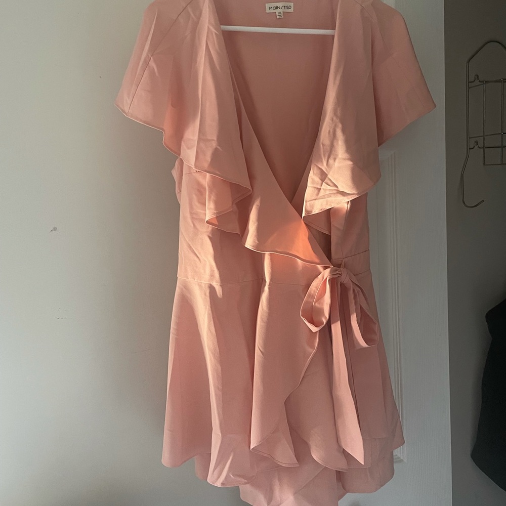 ChicSoul Plus size wrap Romper 1xl